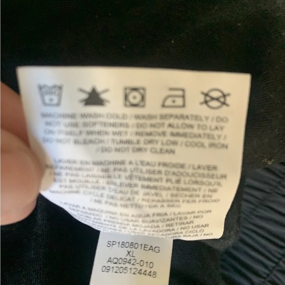 Nike Air Jordan Retro Track Jacket AQ0942 Black/Black Men's Size XL Outdoor - Picture 8 of 12